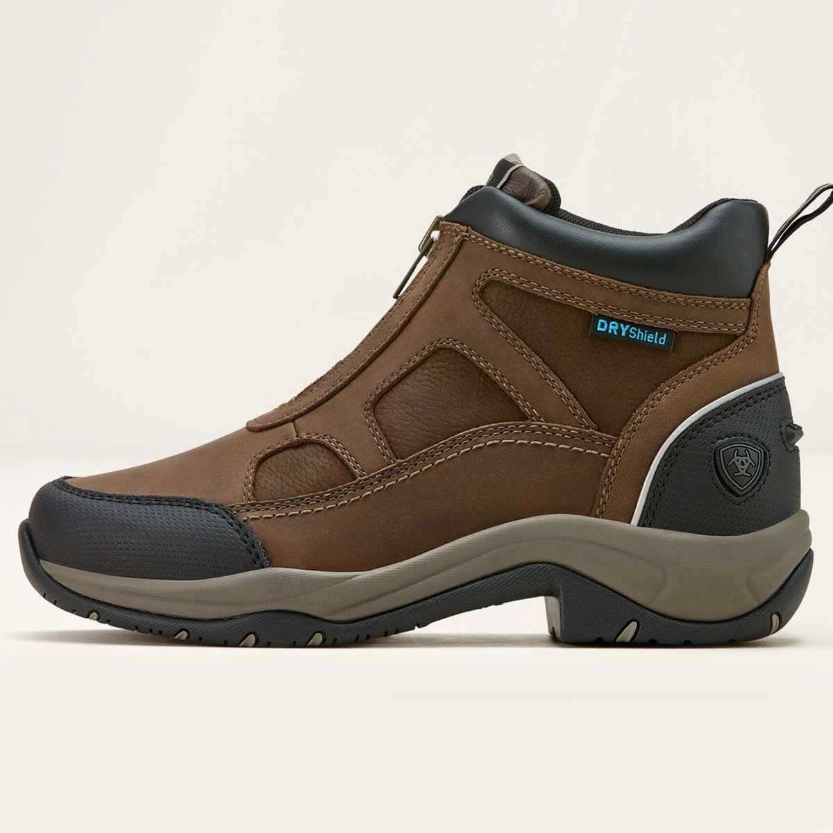 ARIAT Boots - Womens Terrain H20 Zip Waterproof - Palm Brown Junior Waterproof Golf Shoes