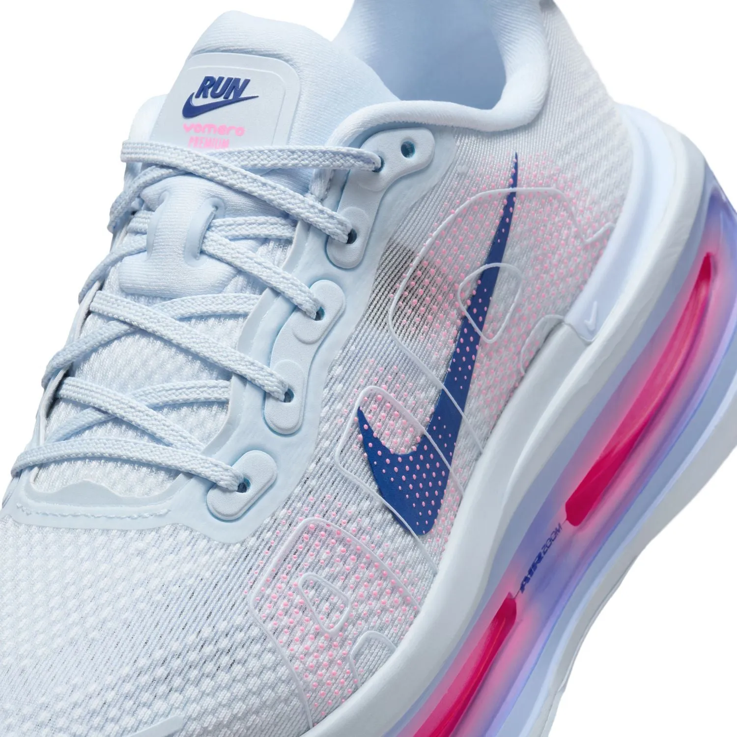 Nike Bo Jackson Tennis Shoes Women's Vomero Premium Running Shoes Blue Tint / Aluminium / Pink Spell / Deep Royal Blue