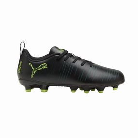 Best Indoor Cleats Soccer Puma Junior Football Boots Future 8 Play FG/AG Black/Fizzy Light Green