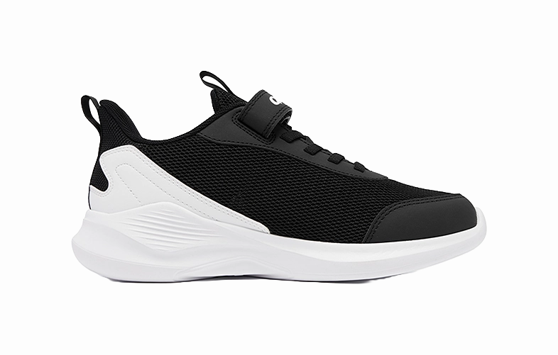 QIAODAN Breathable Lightweight Cushioning Kids' Running Shoes Black/Jordan White Kids' Ladies Running Shoes Sale