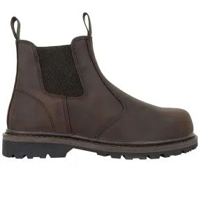HOGGS OF FIFE Zeus Safety Dealer Boots - Mens - Crazy Horse Brown Hunting Boots