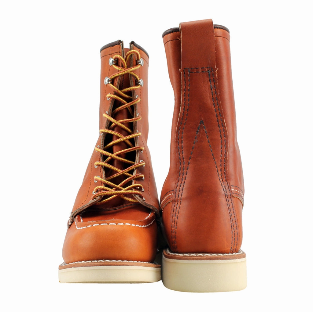 Red Wing 3427 Oro Leather 8 Inch Women's Moc Toe Boots Slip On Rain Boots