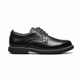 Florsheim Boy's GS (Grade School) Supacush Jr. Plain Toe Oxford Black Oxford Lacquer
