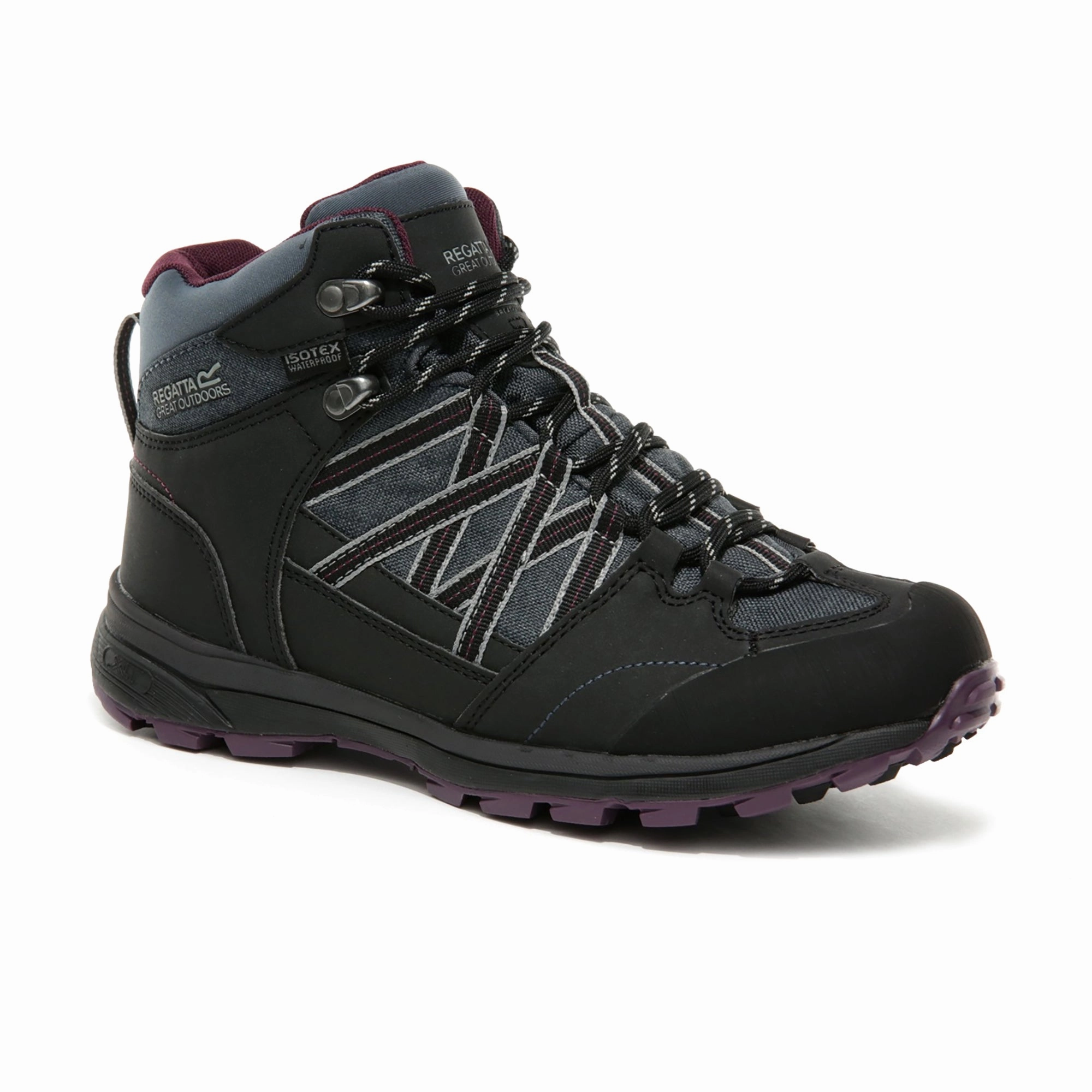 Regatta Womens Samaris II Waterproof Mid Walking Boots Hiking Boots Used