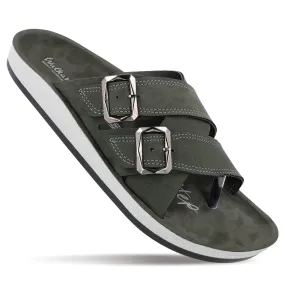 Tie Up Platform Espadrilles Men's Daily Wear Sandals - WGP53188 Olive