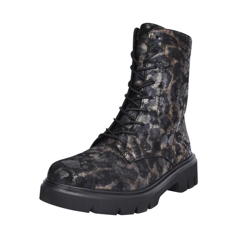 Remonte Womens Boot D1W72-03 Black Combi Uk Boots Chemist