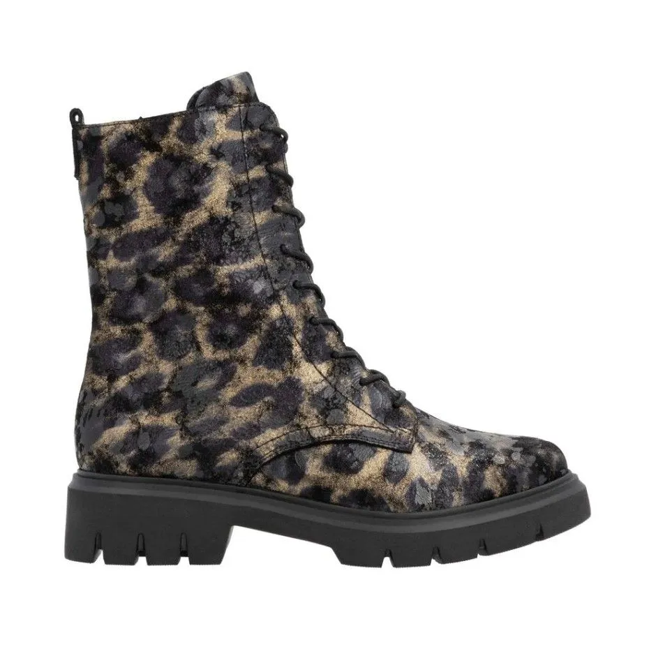 Wide Wide Width Boots Remonte Womens Boot D1W72-03 Black Combi