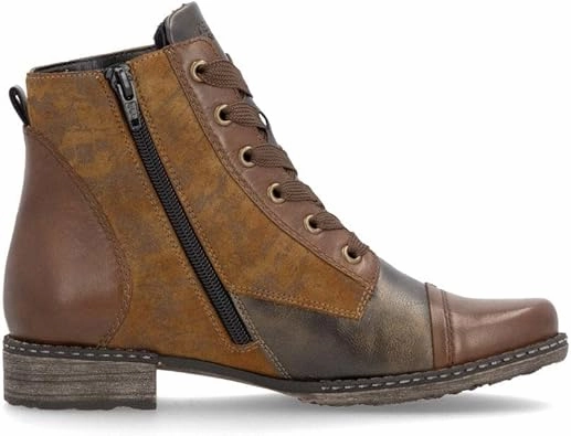 Orthopedic Dress Shoes Near Me Remonte Women's Chandra D4381-24 - Chestnut/Antique