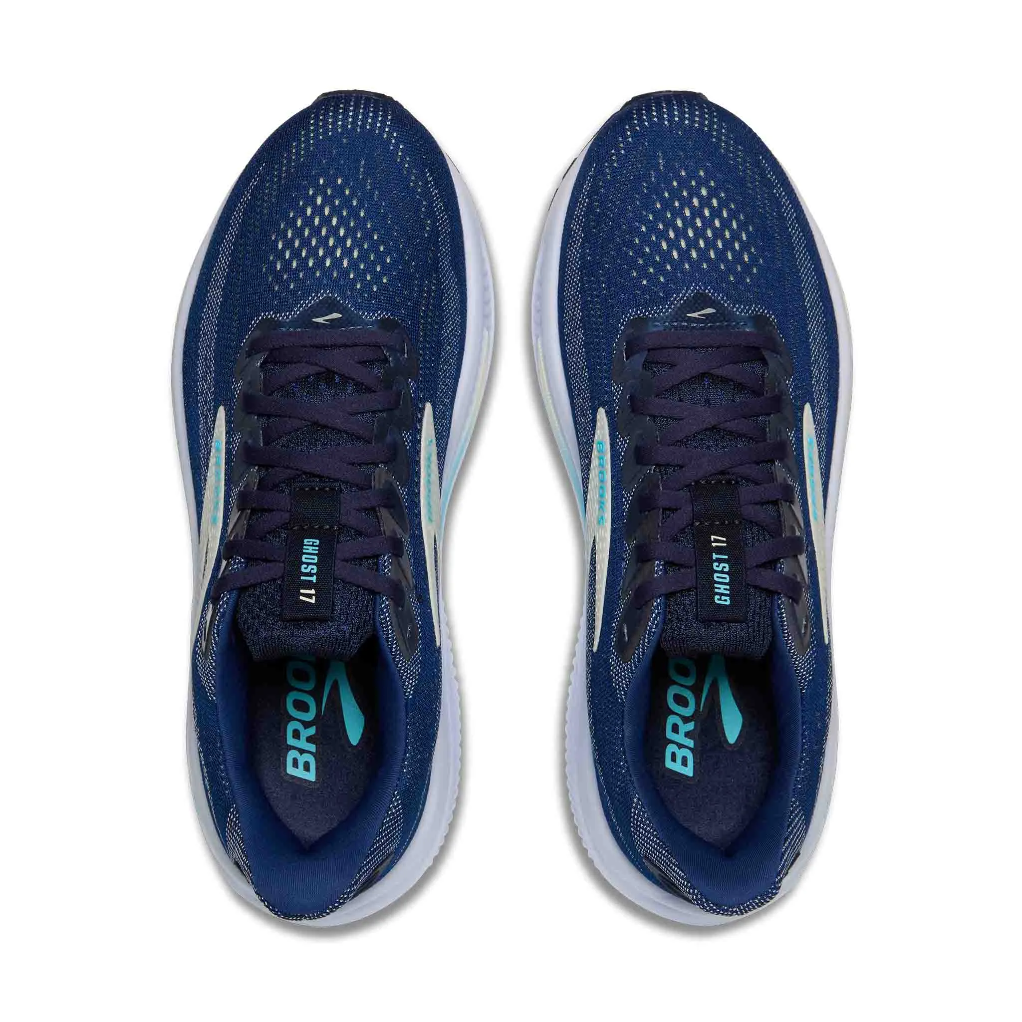 Brooks | Women's Ghost 17 Running Shoes - Navy/Green/Turquoise Running Shoes Fitting Near Me
