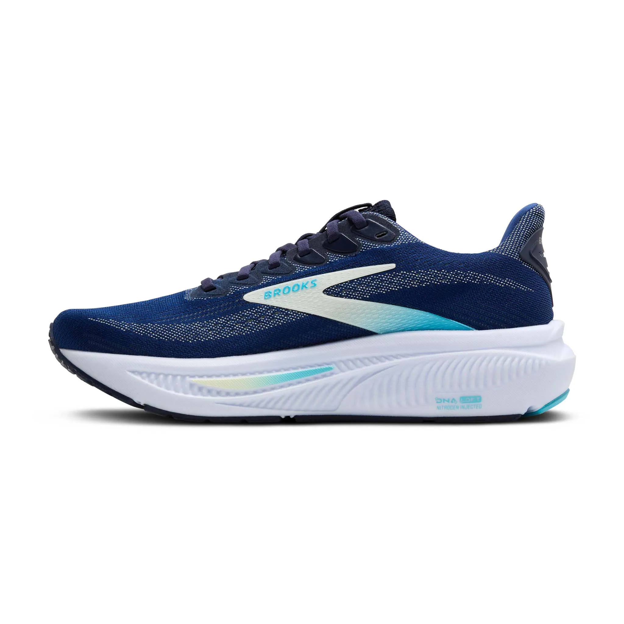 Brooks | Women's Ghost 17 Running Shoes - Navy/Green/Turquoise Kai Run Shoes