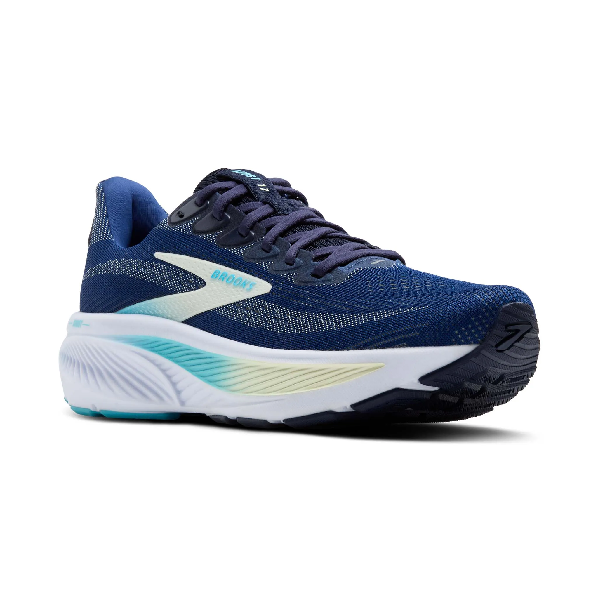 Brooks | Women's Ghost 17 Running Shoes - Navy/Green/Turquoise Running Shoes Stores