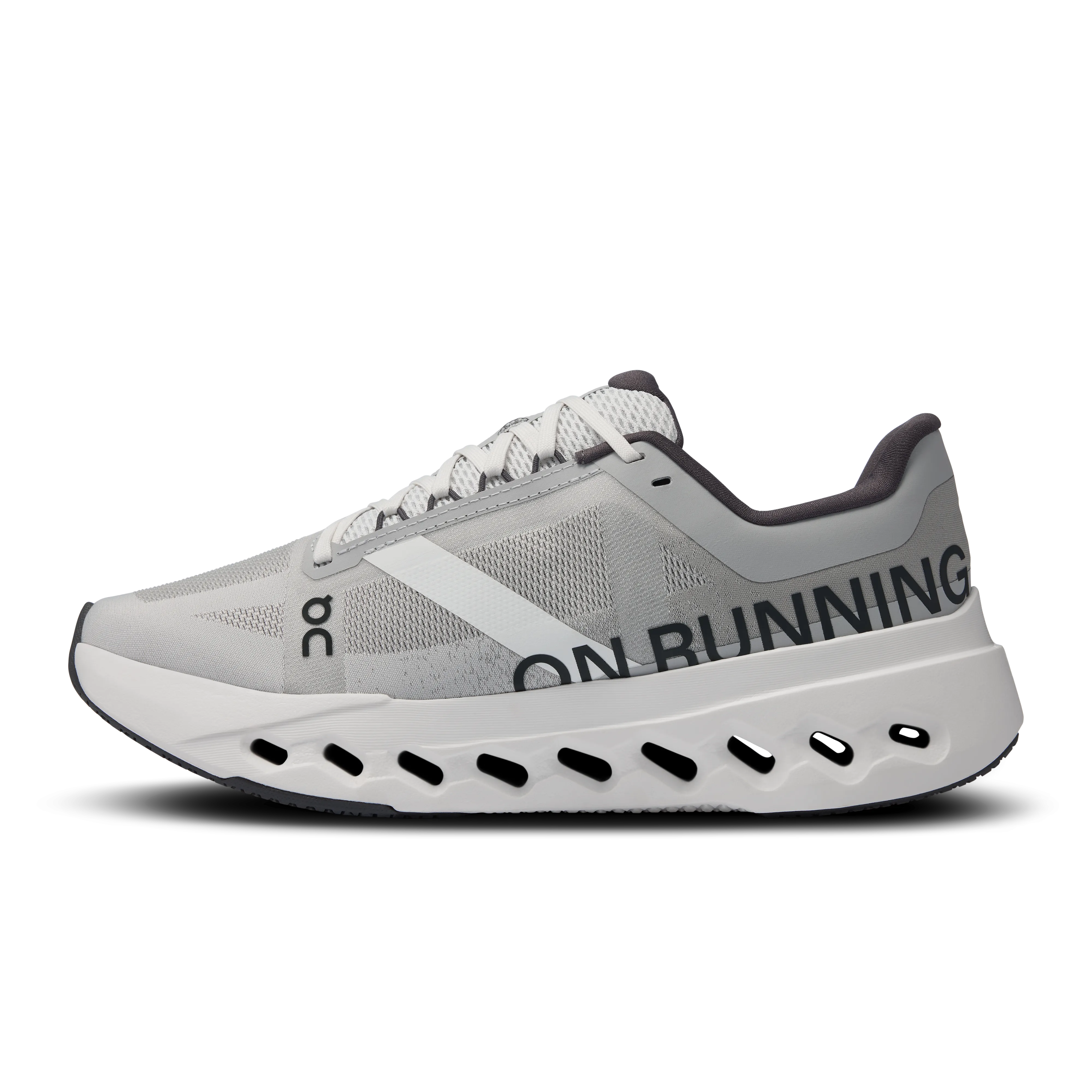 On Running Women's Cloudsurfer Next Wide Shoes - Glacier / White Low Arch Running Shoes