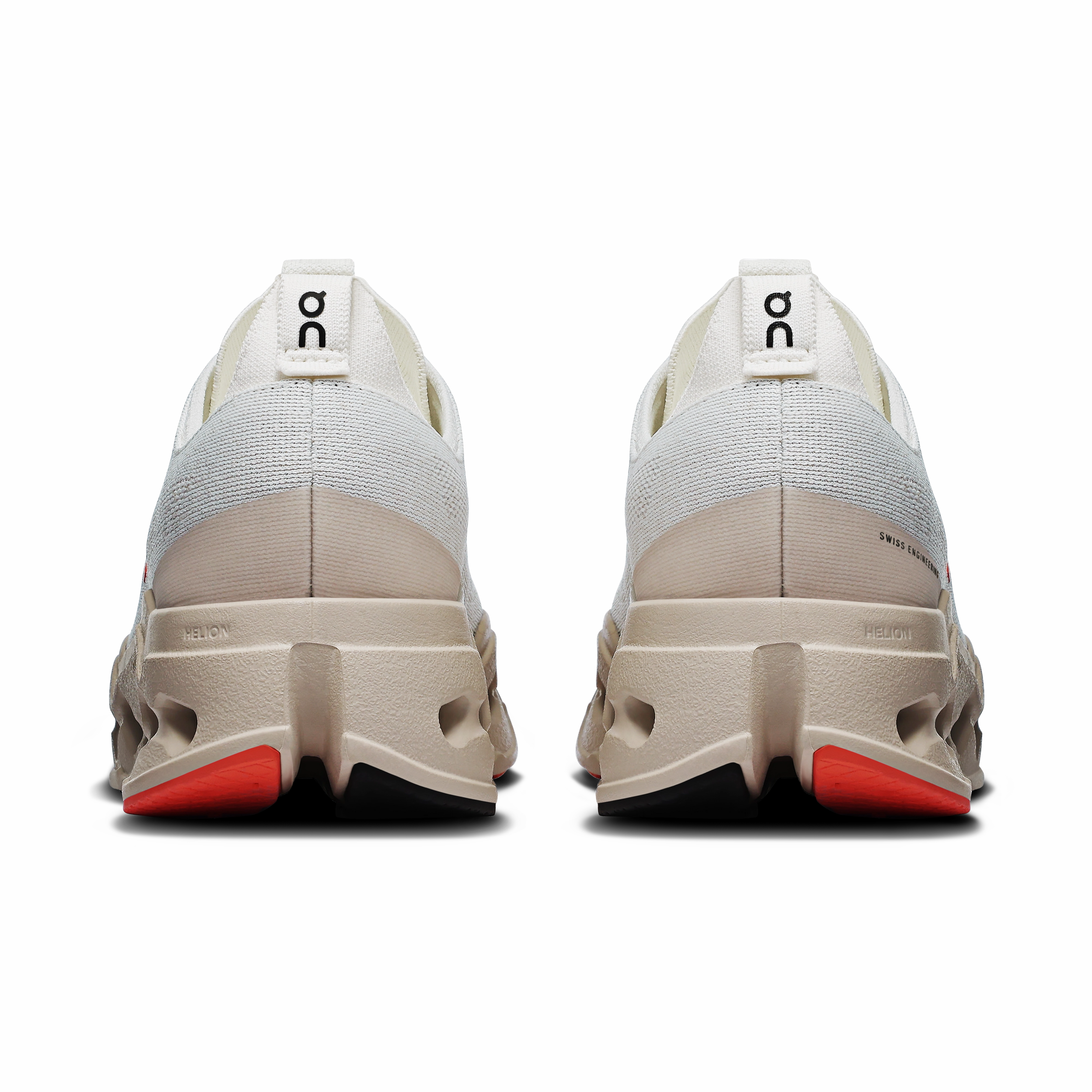 Best Forefoot Running Shoes On Running Women's Cloudsurfer Max Wide Shoes - Ivory / Salmon