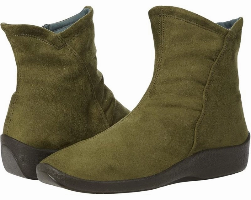 Dress Leather Shoes Arcopedico Women's L19 - Gal Olive