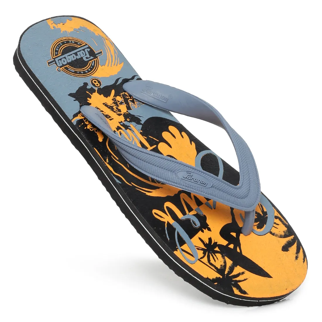 Paragon  HWK3710G Men Stylish Lightweight Flipflops | Casual & Comfortable Daily-wear Slippers for Indoor & Outdoor | For Everyday Use Comfortable Flip Flops With Support