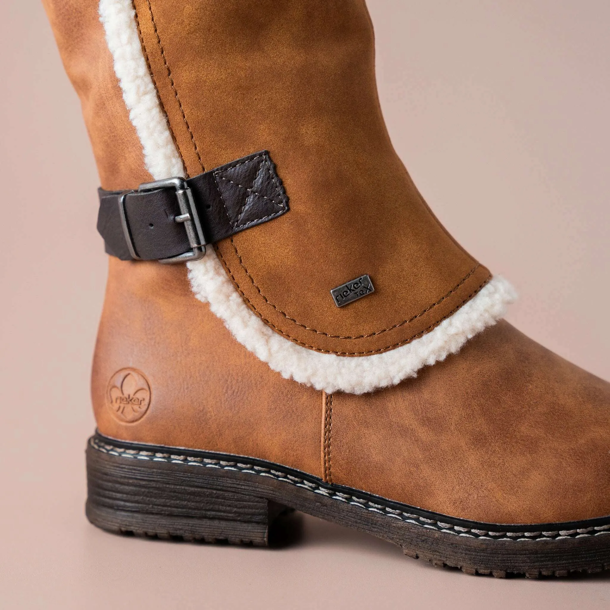 Alpinestars Sektor Waterproof Shoes Rieker - 94762-22 - Camel