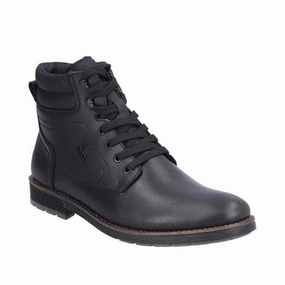 Rieker Mens F4544-00 Boot Black Boots Heels