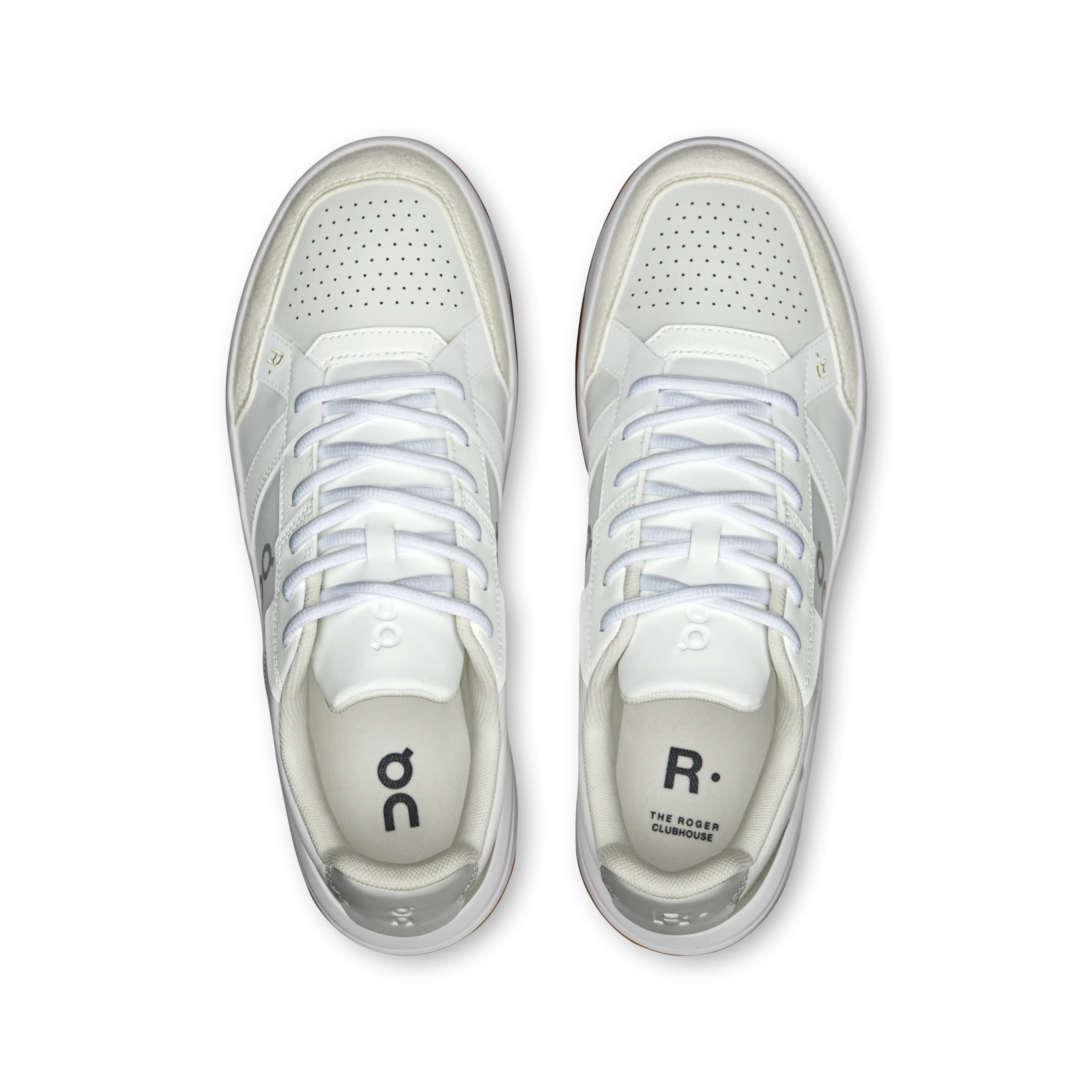 Infinityrn 4 Road Running Shoes On Running Men's The Roger Clubhouse Shoes - White / Ivory