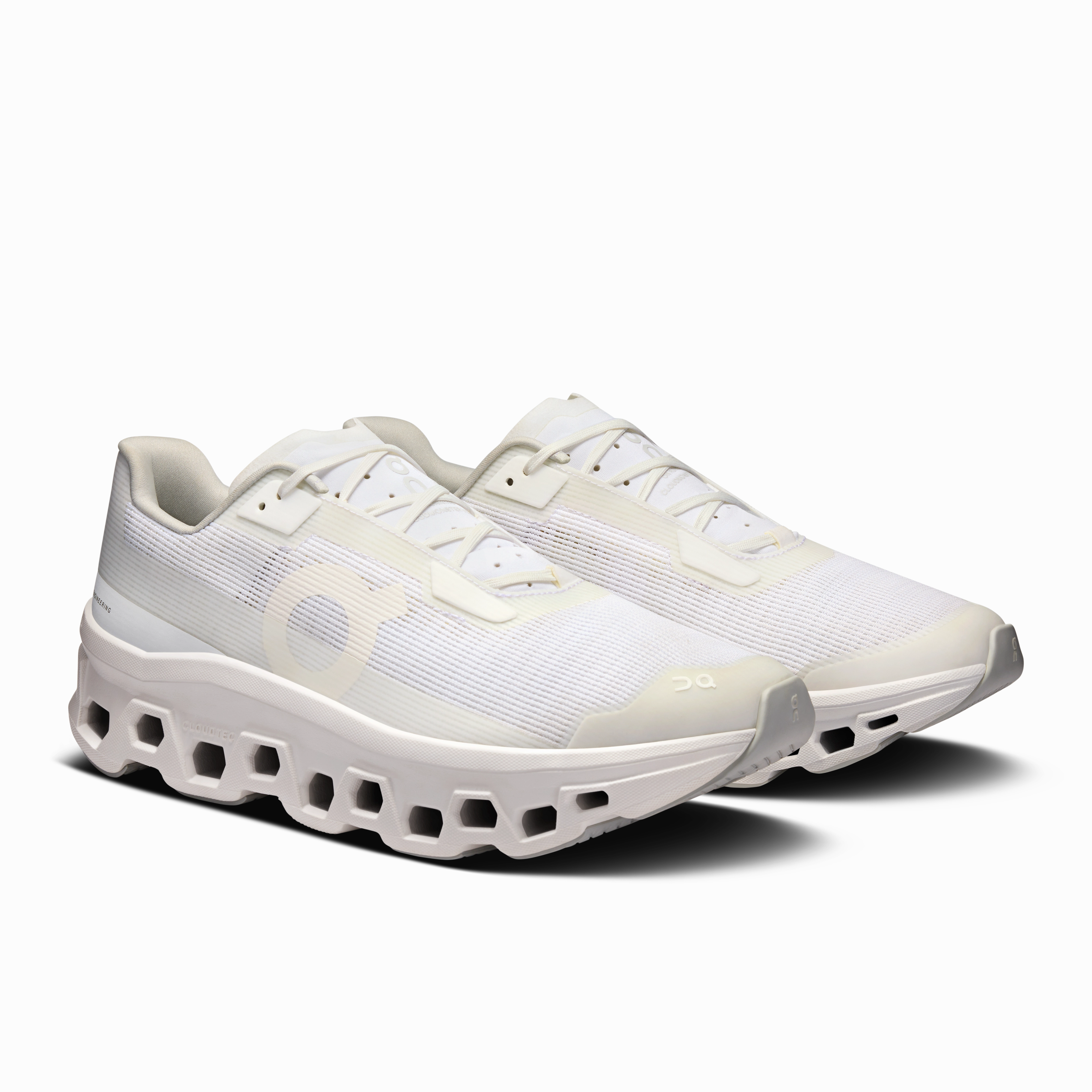 Running Shoes For Winter Running On Running Men's Cloudmonster Void Shoes - White / White