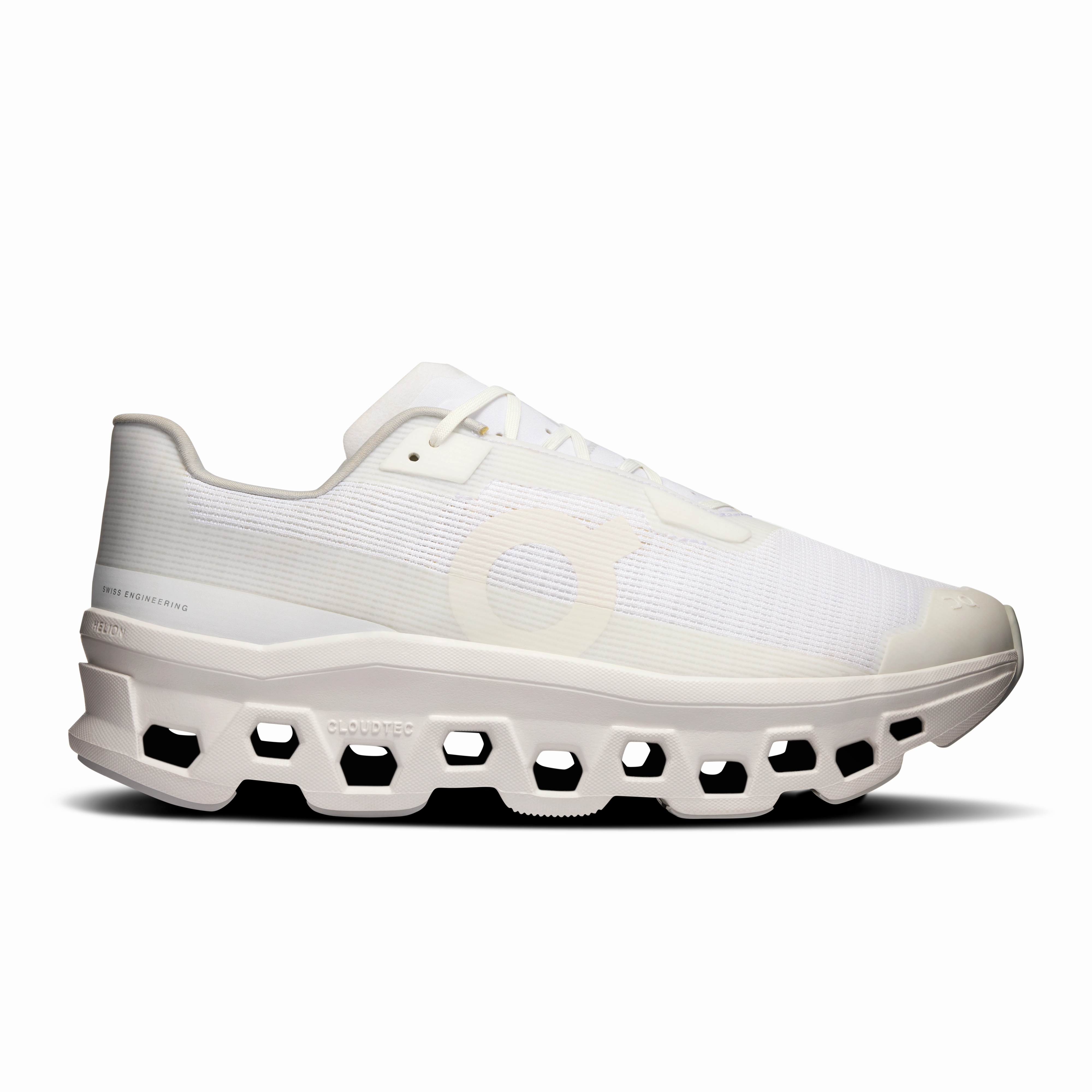 On Running Men's Cloudmonster Void Shoes - White / White Vegan Running Shoes