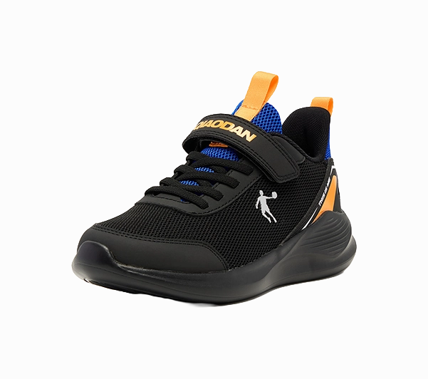 Unisex-child Flex Runner 2 Running Shoes QIAODAN Kids' Running Shoes Black/Dazzling Blue Kids'