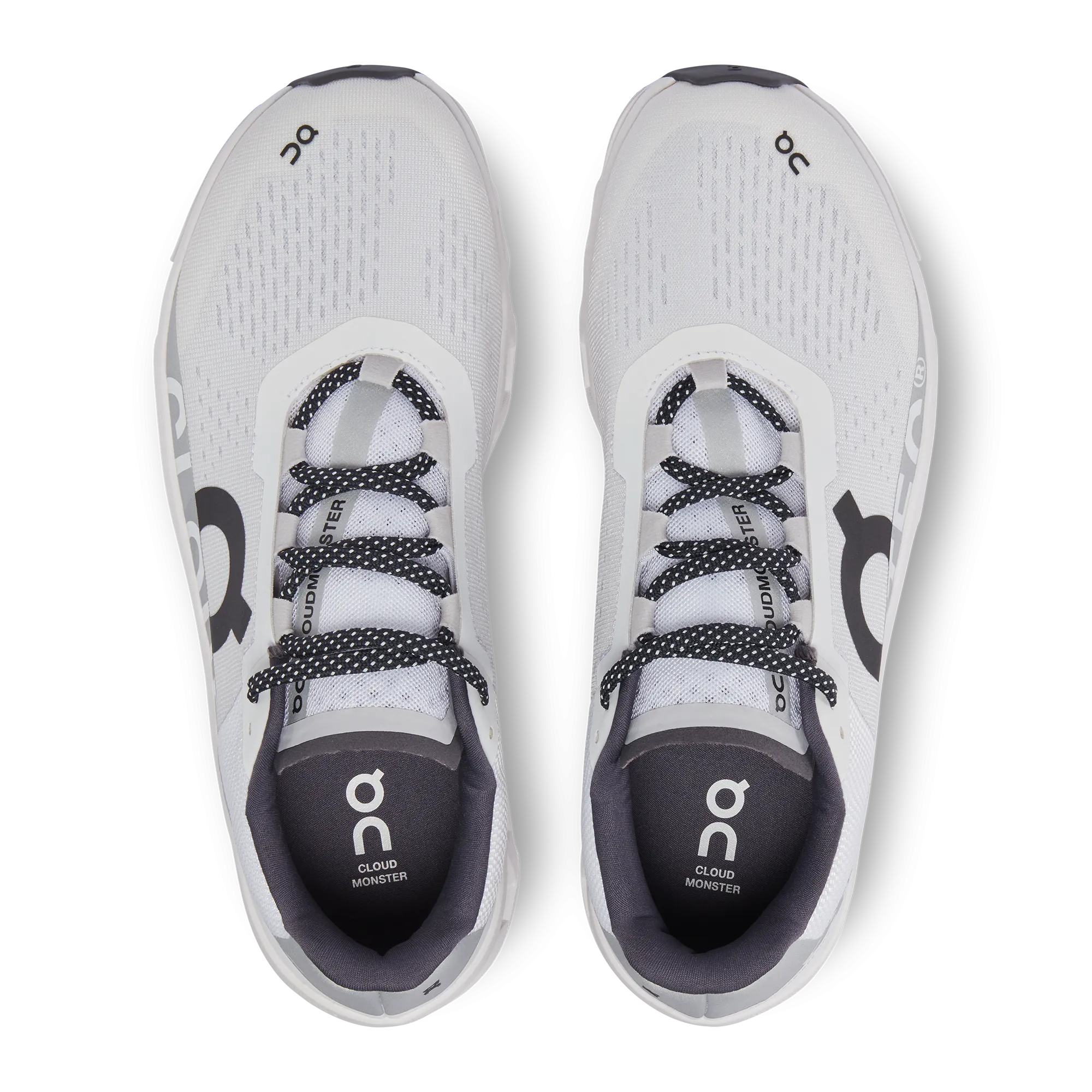 High Heel Drop Running Shoes On Running Men's Cloudmonster Shoes - All White