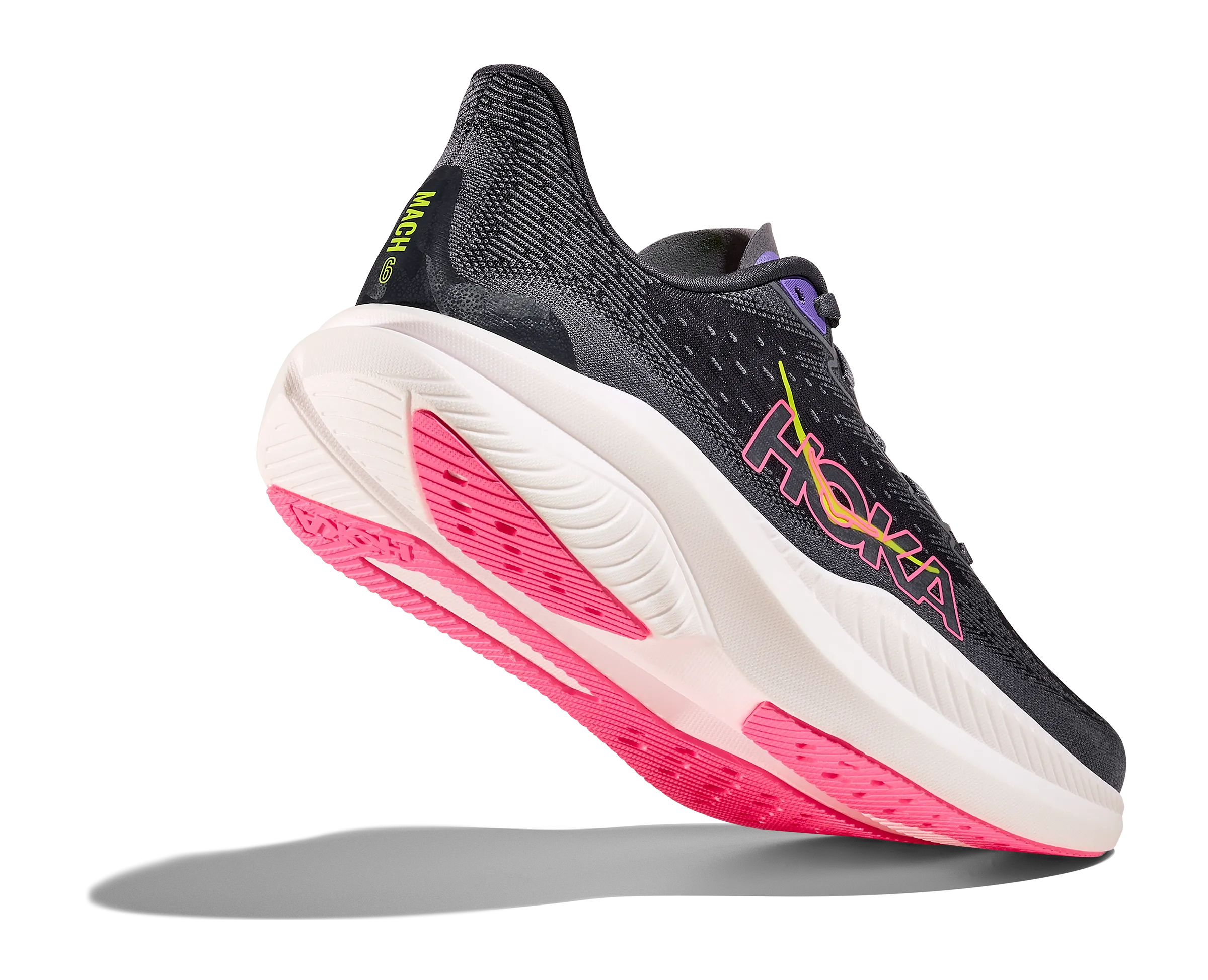 Best Running Shoes For Stability And Pronation HOKA Women's Mach 6 - GREY SKIES / CHARCOAL GREY