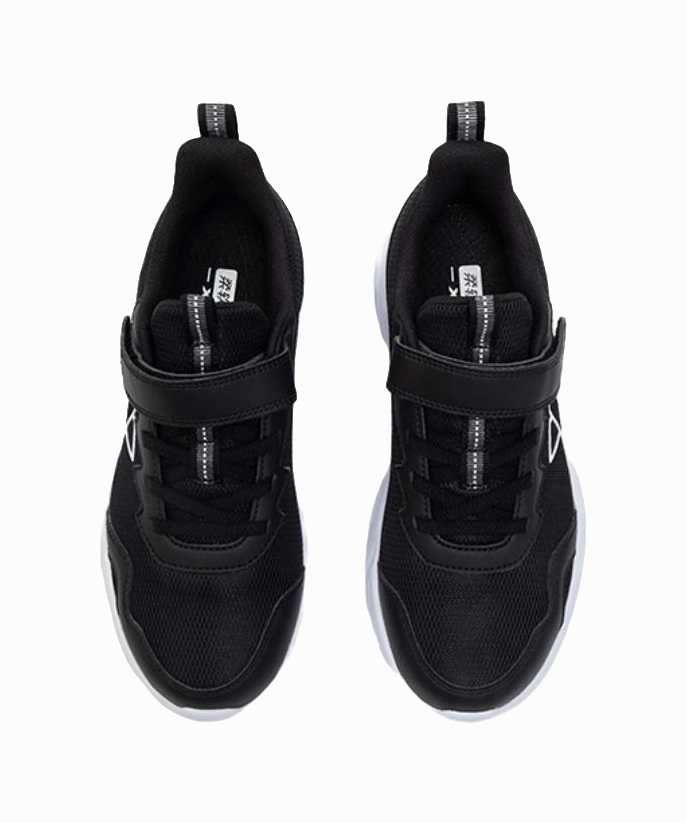 Schuh Running Shoes XTEP Slip Resistant Shock Absorbers Low top Kids' Running Shoes Black Unisex