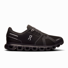 On Running Women's Cloud 6 Shoes - Black / Black Boston 12 Running Shoes