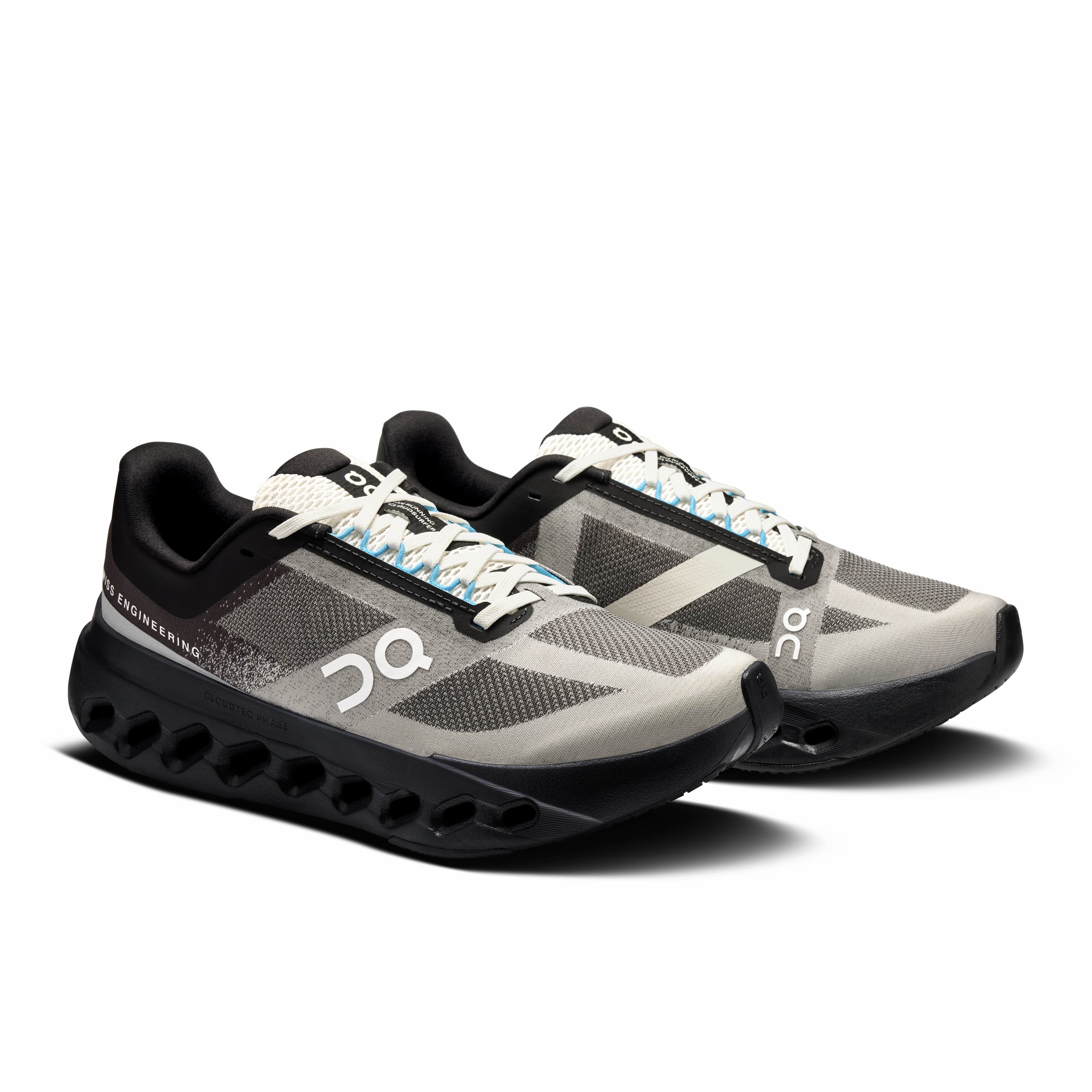 On Running Women's Cloudsurfer Next Lumos Shoes - Black / Dew Best Barefoot Trail Running Shoes