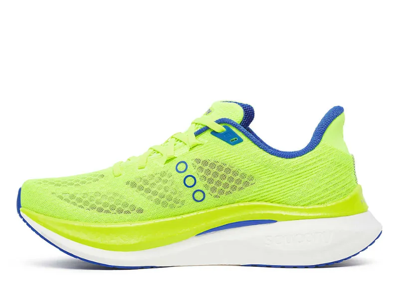 2013 Free Run Shoes Saucony Endorphin Speed 5 Mens Running Shoe (Citron/Lapis)