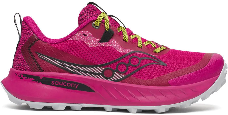 Best Trail Shoes For Snow Saucony Peregrine 15 Womens Running Shoes - Pink