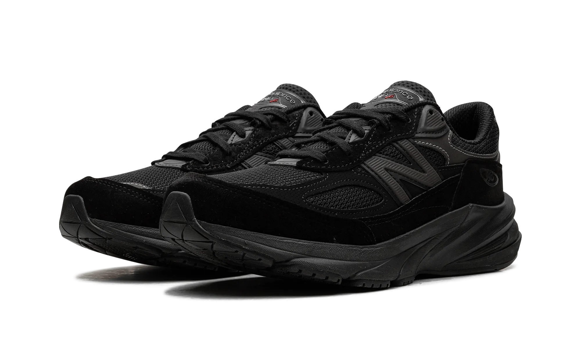 Womens Grey New Balance 990 v6 "Triple Black"