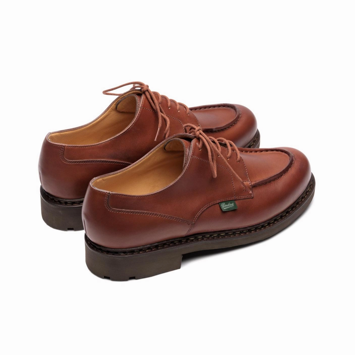 Chambord - Lisse Marron Hudson Derby Shoes