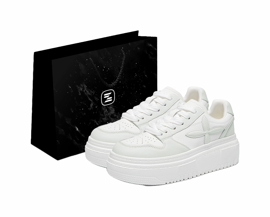 Evolv Shaman Lv Climbing Shoe ZHR Waterproof, Lightweight, Height Increasing Stylish Skateboarding Shoes Women's White