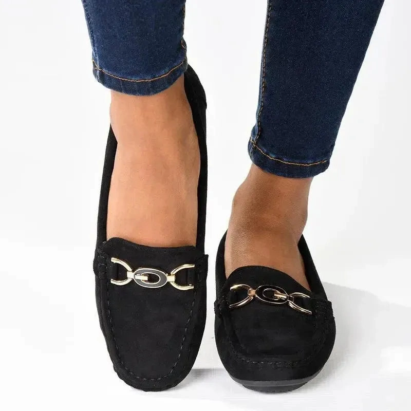 Pierre Cardin 12 Moccasin With Metal Trim Loafer - Black Best Longwing Brogues