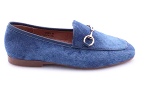 Lynette&Co Guessi Denim Tights With Loafers