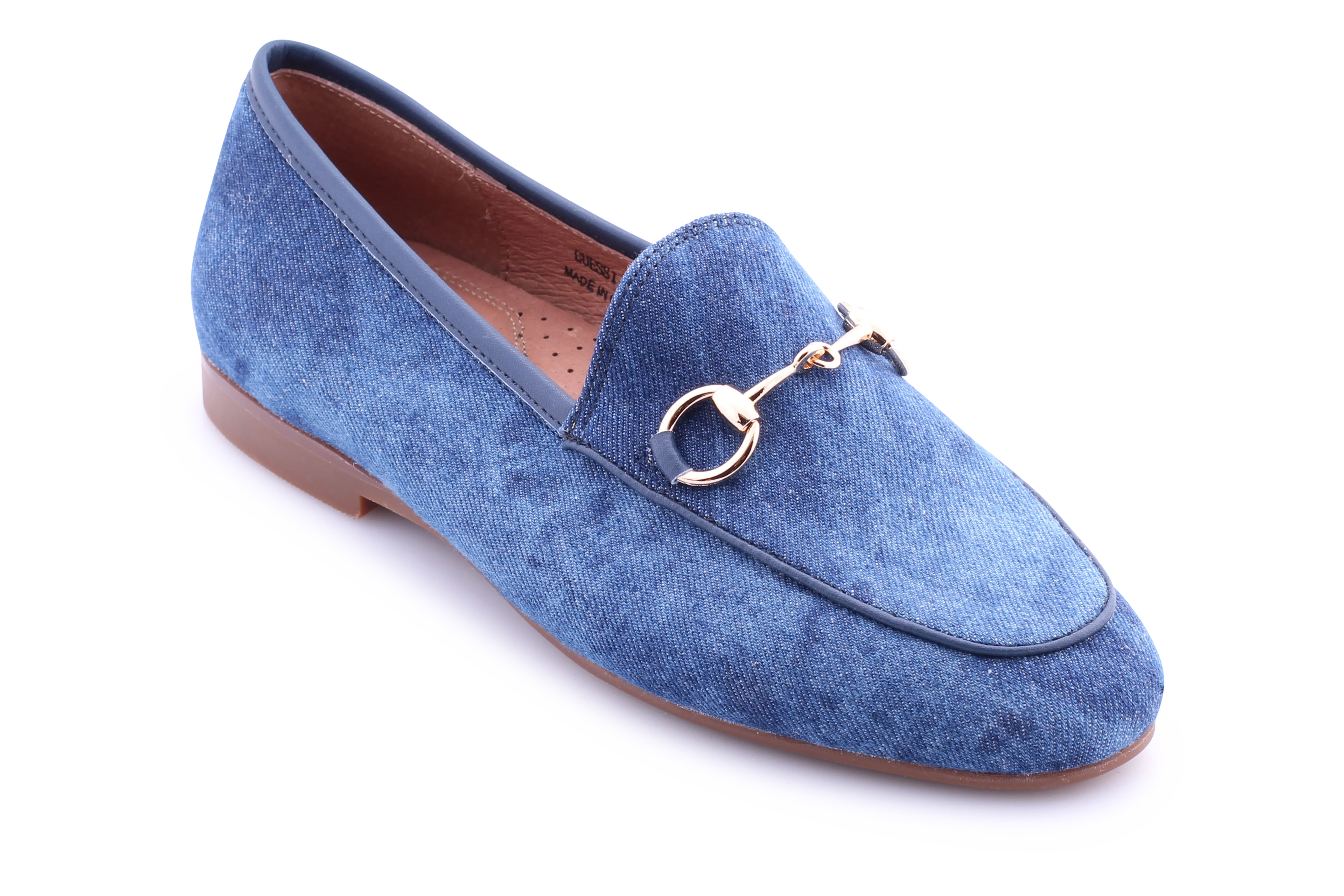 Lynette&Co Guessi Denim Round Toe Loafers
