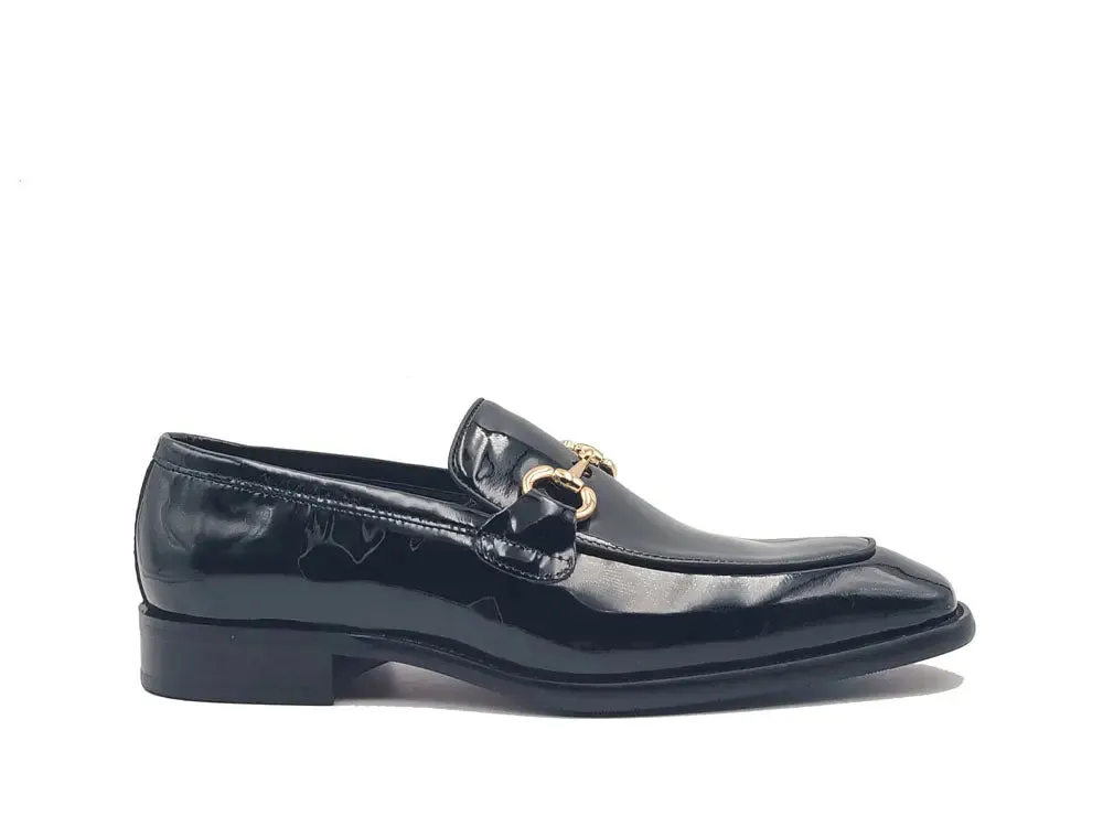 Signature Horse Bit Patent Leather Loafer Loafers Stl