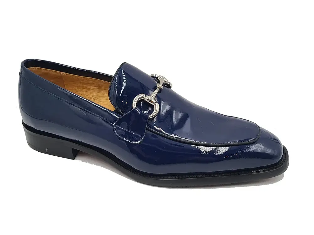 Loro Loafers Signature Horse Bit Patent Leather Loafer