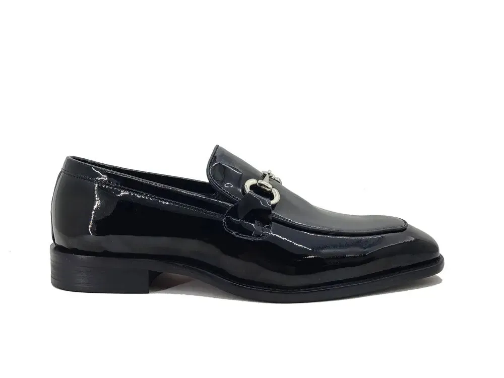 Signature Horse Bit Patent Leather Loafer Salvatore Ferragamo Sport Loafers