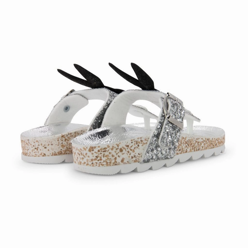 Silver Bugs Bunny Sandals La Halle Espadrille