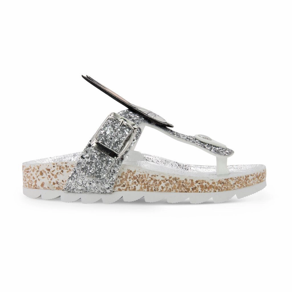 Ankle Espadrilles Silver Bugs Bunny Sandals
