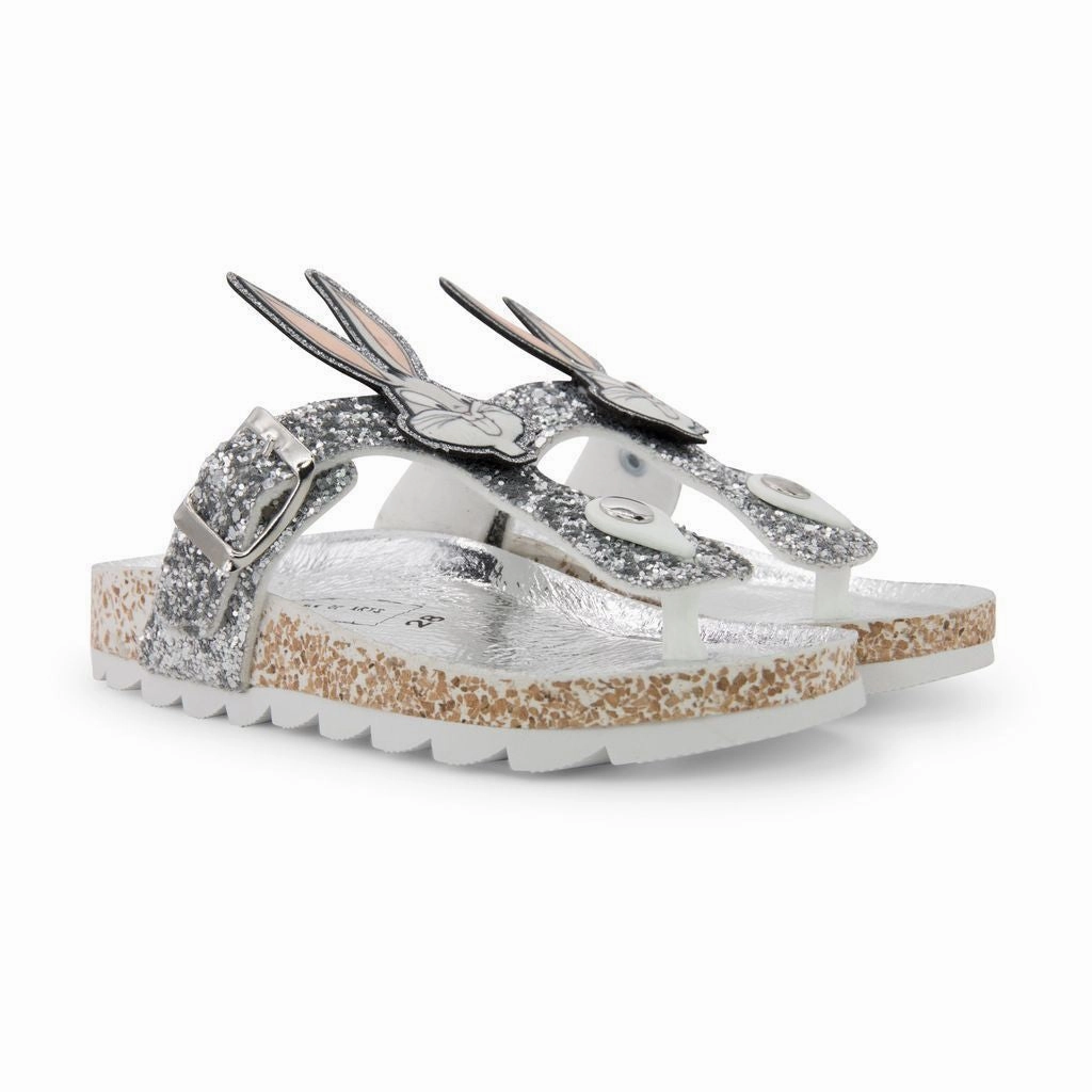 Saint Jean De Luz Espadrilles Silver Bugs Bunny Sandals