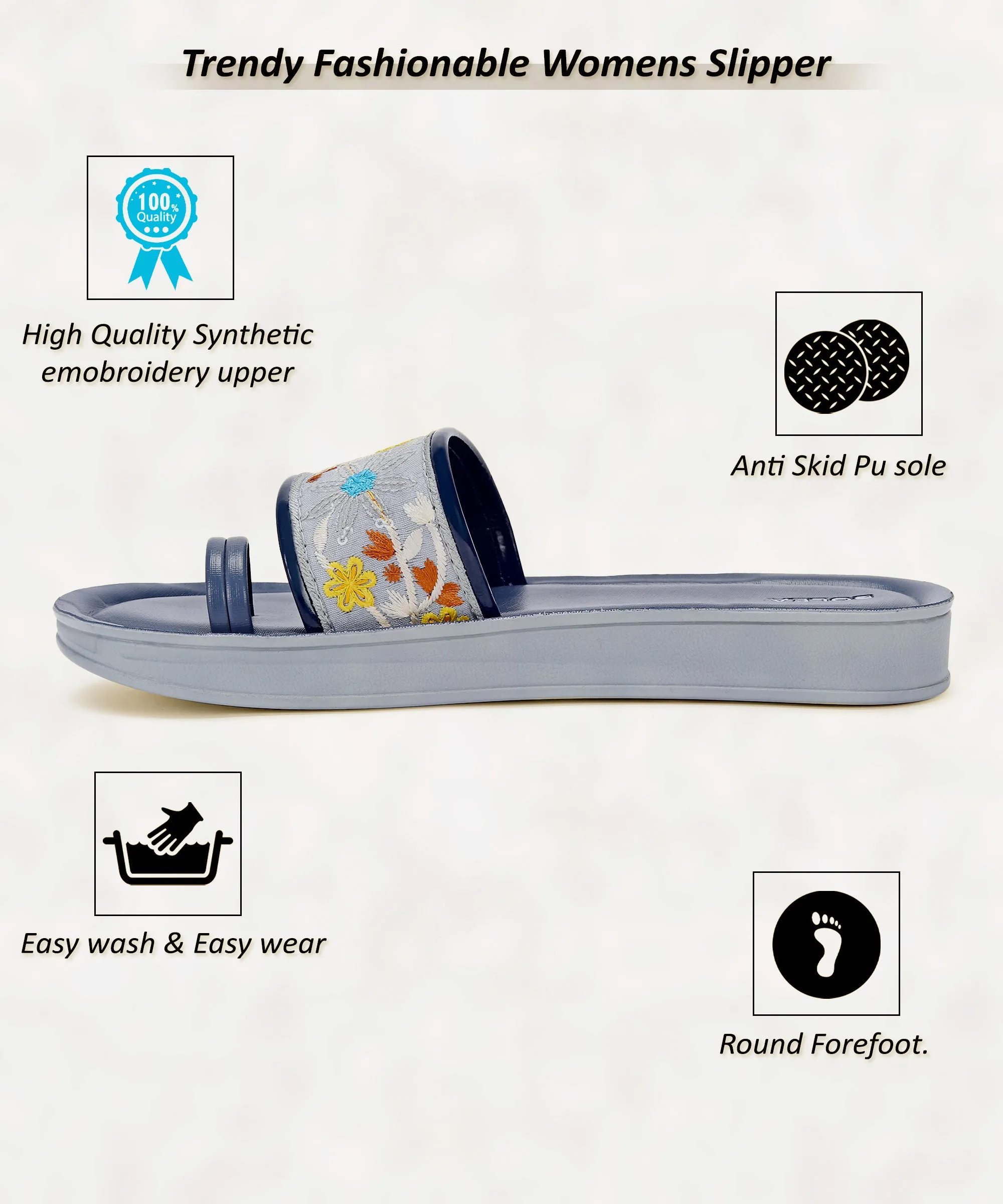 Tacky Flip Flops Paragon K7012L Women Casual Slides | Stylish Sliders for Everyday Use for Ladies | Trendy & Comfortable Slippers with Cushioned Soles