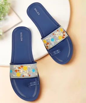 Paragon K7012L Women Casual Slides | Stylish Sliders for Everyday Use for Ladies | Trendy & Comfortable Slippers with Cushioned Soles Flip Flops Ladies