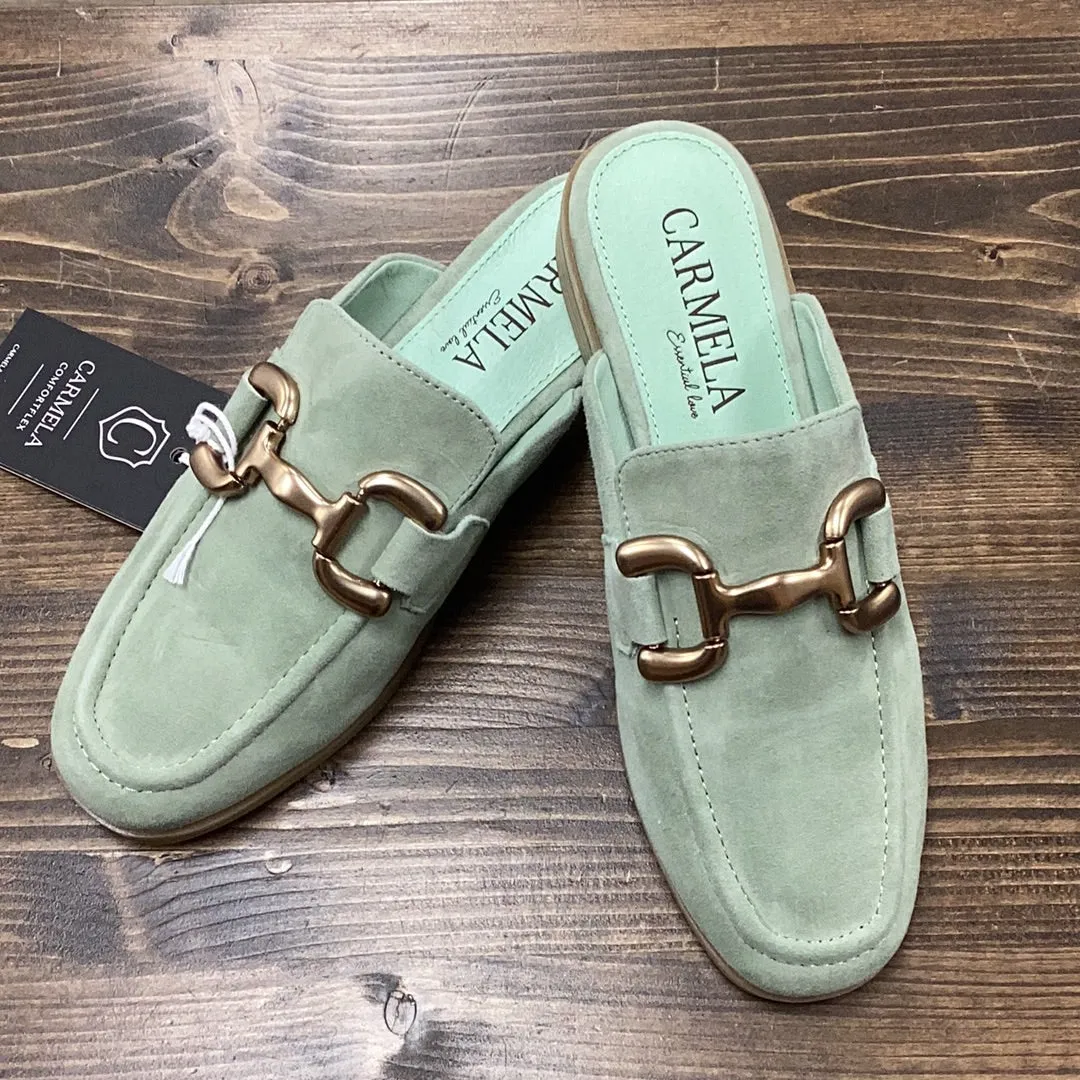 Baggy Jeans And Loafers Carmela Z.ANTE. Aqua 161506 Slip on Loafer