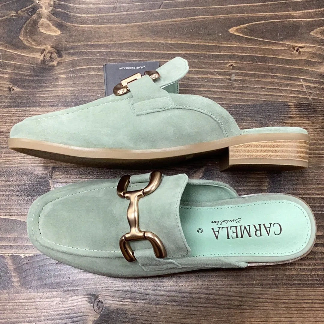 Carmela Z.ANTE. Aqua 161506 Slip on Loafer Loafers Menu