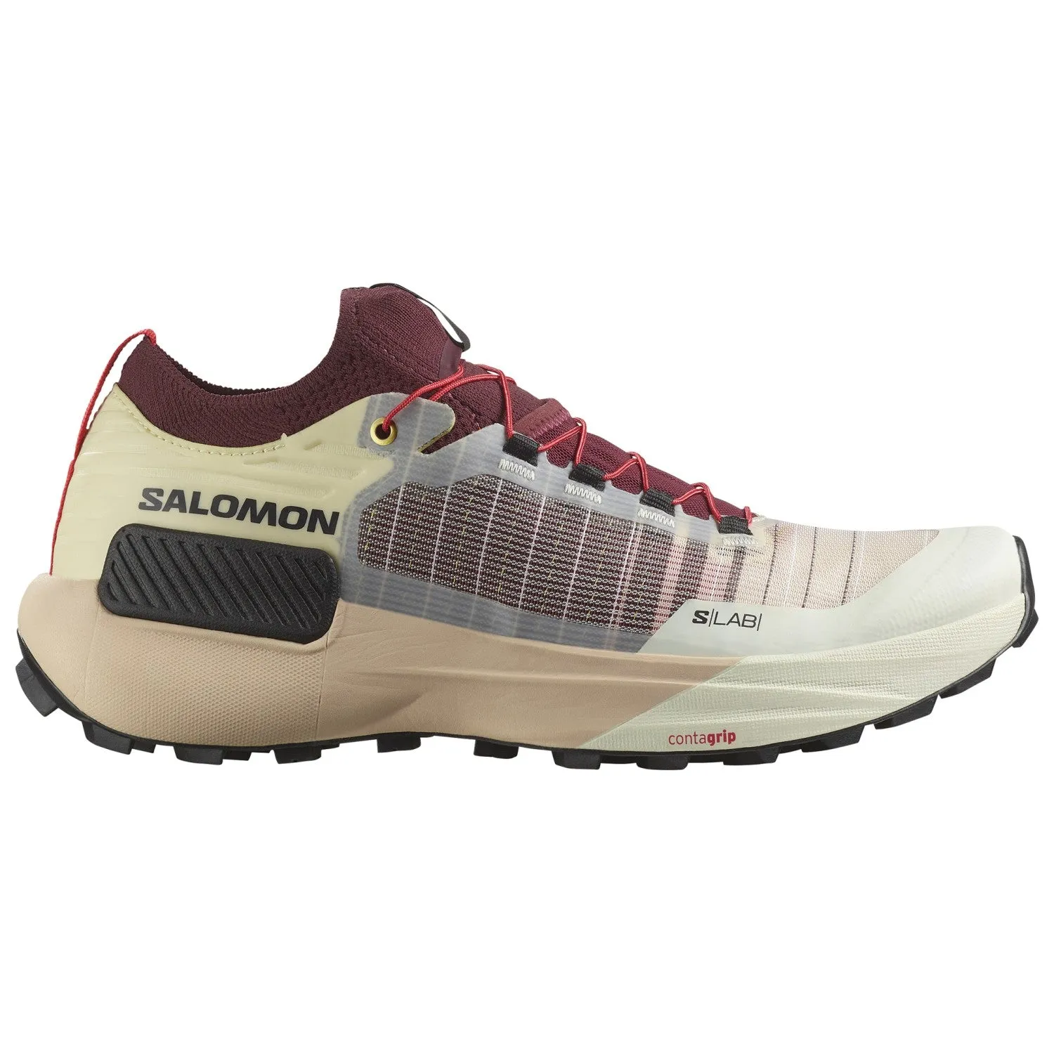 Tecton X 2 Trail-running Shoes S/LAB Genesis Trail Running Shoes Vanilla Ice / Decadent Chocolate / Black
