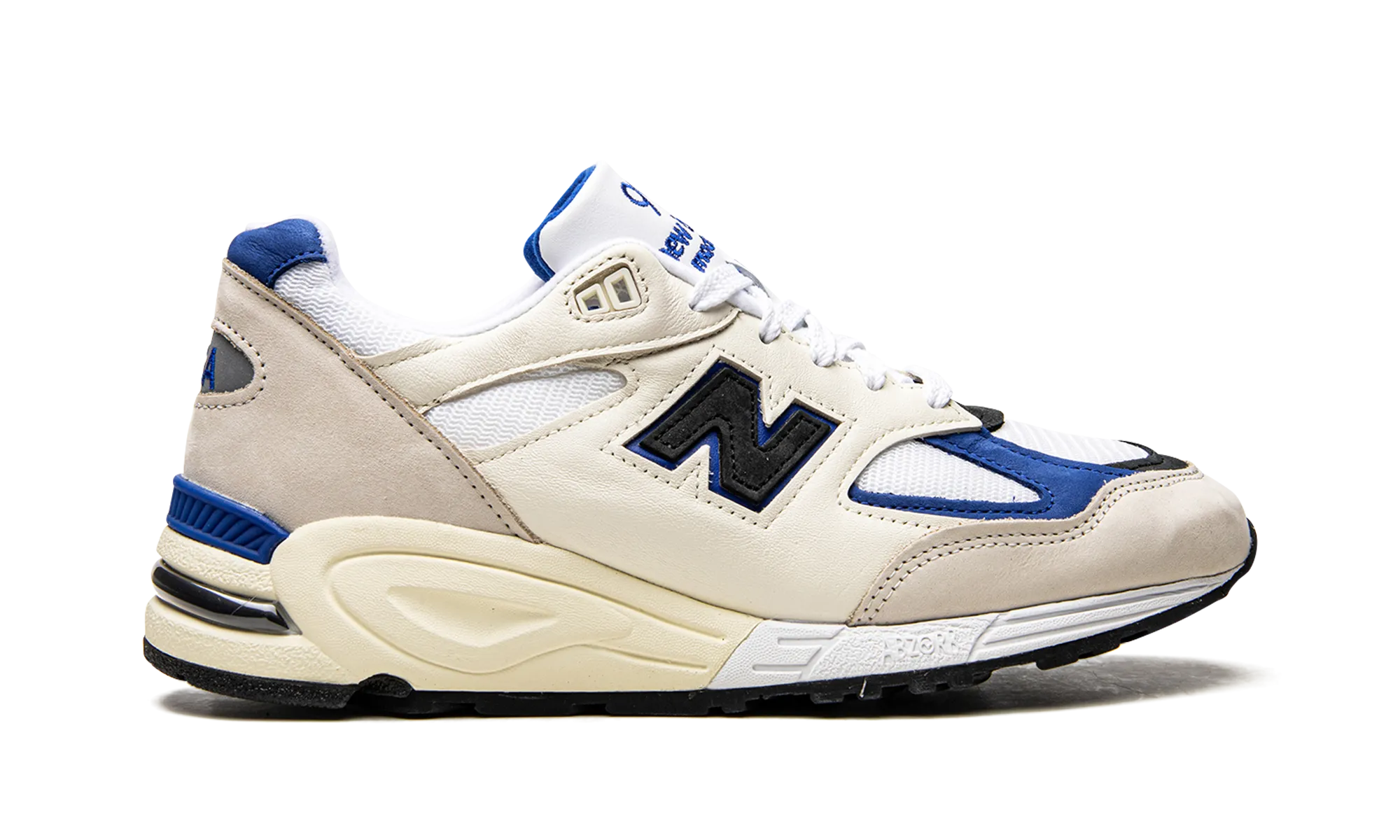 Id.me New Balance 990v2 "Made In USA White/Blue"